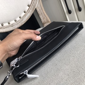Мужская сумка Prada из импортной кожи с узором (импортная кожа те