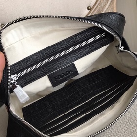 Сумка Prada с замком на кодовом замке из нержавеющей стали (италь