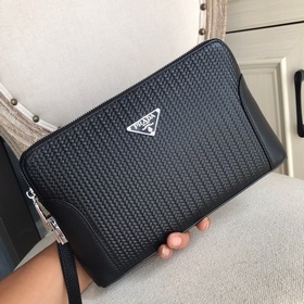 Мужская сумка Prada с кодовым замком (итальянская кожа первого сл
