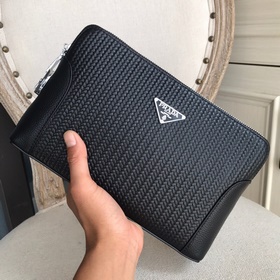 Мужская сумка Prada с кодовым замком (итальянская кожа первого сл