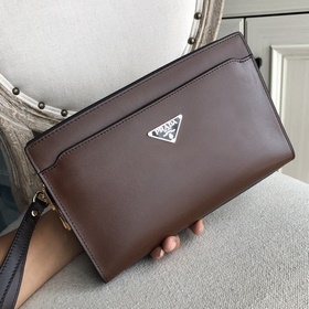 Высококачественная мужская сумка Prada (итальянская кожа с узором
