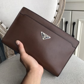 Высококачественная мужская сумка Prada (итальянская кожа с узором