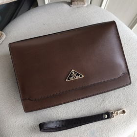 Высококачественная мужская сумка Prada (итальянская кожа с узором