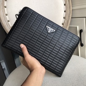 Мужская сумка Prada (импортная итальянская кожа с тиснением) с вы