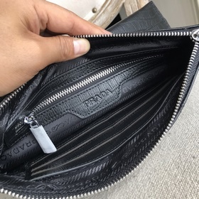 Мужская сумка-конверт из импортной кожи Prada (импортная кожа тел