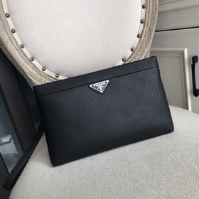 Мужская сумка Prada из импортной кожи с цветочным узором (импортн