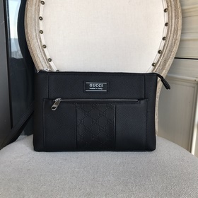 Мужская сумка Gucci из импортной кожи с узором (итальянская кожа