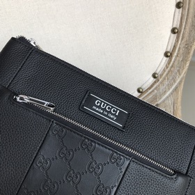 Мужская сумка Gucci из импортной кожи с узором (итальянская кожа 