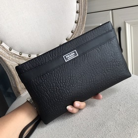 Мужская сумка Prada из импортной кожи с цветочным узором (первый 
