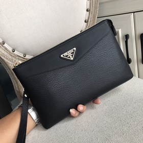 Мужская сумка Prada (итальянская кожа с узором) с высококачествен