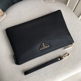 Мужская сумка Prada (итальянская кожа с узором) с высококачествен