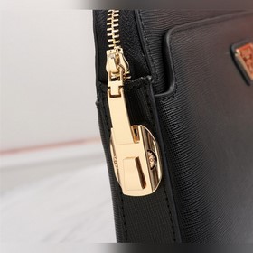 Мужская сумка PRADA, итальянская кожа, изготовлена импортном обор