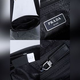 Мужская сумка через плечо PRADA, классическая модель, пользующаяс