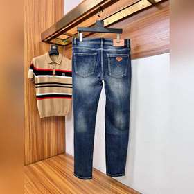【PRADA Пrada】 Джинсы Новейший модный дизайн этого года, изготовл
