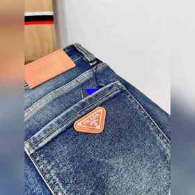 【PRADA Пrada】 Джинсы Новейший модный дизайн этого года, изготовл