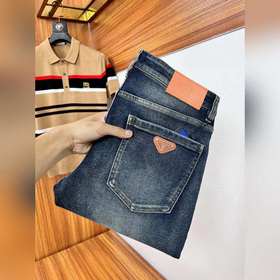 【PRADA Пrada】 Джинсы Новейший модный дизайн этого года, изготовл