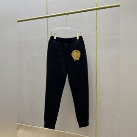 Versace Медуза вышивка на трикотажных брюках Спереди на левом кар