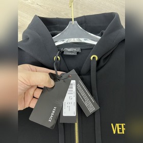 Versace &nbsp; Новая кофта с капюшоном и застежкой-молнией с 