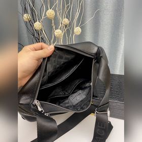 VERSACE Мужская сумка через плечо с четким рисунком кожи (фотогра