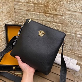 Мужская сумка Versaee от Versace, портфель, сумка через плечо, из