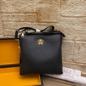 Мужская сумка Versaee от Versace, портфель, сумка через плечо, из