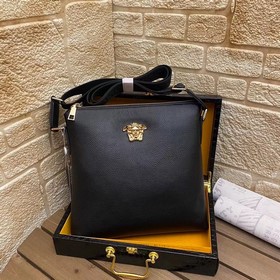 Мужская сумка Versaee от Versace, портфель, сумка через плечо, из