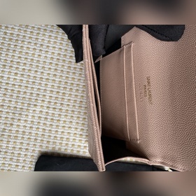 Новый кошелек Saint Laurent, импортная кожа мелкой зернистости, ф