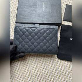 Saint Laurent Новая модель кошелька, импортная кожа мелкой зернис