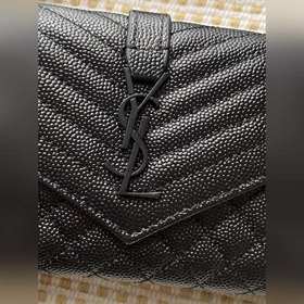 Saint Laurent Новая модель кошелька, импортная кожа мелкой зернис