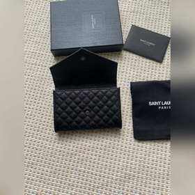 Saint Laurent Новая модель кошелька, импортная кожа мелкой зернис