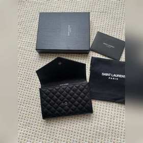 Saint Laurent Новая модель кошелька, импортная кожа мелкой зернис