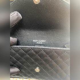 Saint Laurent Новая модель кошелька, импортная кожа мелкой зернис