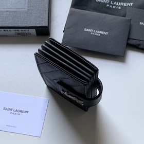 Saint Laurent Новая модель кожаного кошелька с аккордеонной конст
