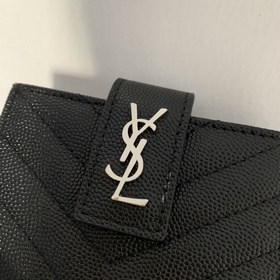 Saint Laurent Новая модель кожаного кошелька с аккордеонной конст