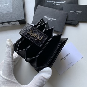 Saint Laurent Новая модель кожаного кошелька с аккордеонной конст