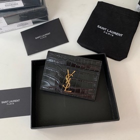 Сумка Saint Laurent, импортная кожа аллигатора, фурнитура из нерж