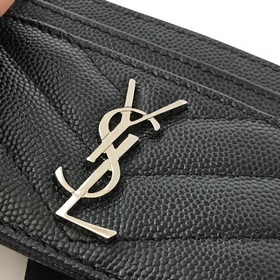 Сумка Saint Laurent, импортная кожа мелкой зернистости, фурнитура