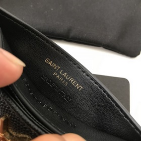 Сумка Saint Laurent, импортная кожа мелкой зернистости, фурнитура