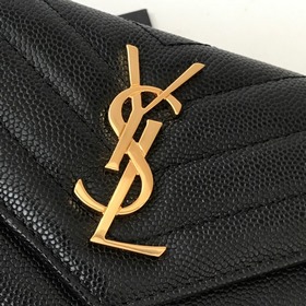Сумка Saint Laurent, импортная кожа мелкой зернистости, фурнитура