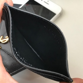 Saint Laurent Карманный кошелек, импортная кожа мелкой зернистост