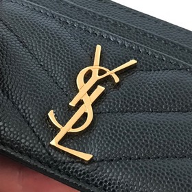 Сумка Saint Laurent, импортная кожа мелкой зернистости, фурнитура