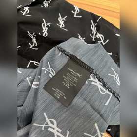 SAINT LAURENT//Сен-Лоран Мужская модная рубашка с длинными рукав