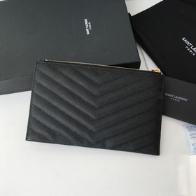 Сумка Saint Laurent, импортная, из мелкой кожи, с металлической ф