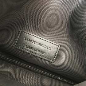 Сумка Saint Laurent, импортная, из мелкой кожи, с металлической ф
