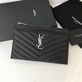 Сумка Saint Laurent Импортная мелкозернистая кожа, нержавеющая с