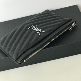 Сумка Saint Laurent Импортная мелкозернистая кожа, нержавеющая с