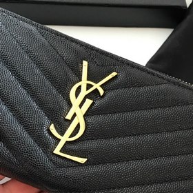 Сумка Saint Laurent, импортная кожа мелкой зернистости, металличе