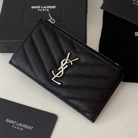 Новая модель кошелька Saint Laurent, изготовленная из импортной к