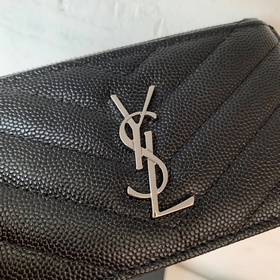 Новая модель кошелька Saint Laurent, изготовленная из импортной к