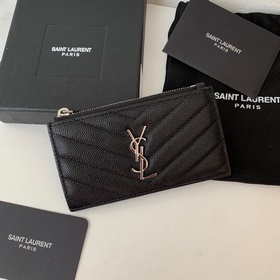 Новая модель кошелька Saint Laurent, изготовленная из импортной к